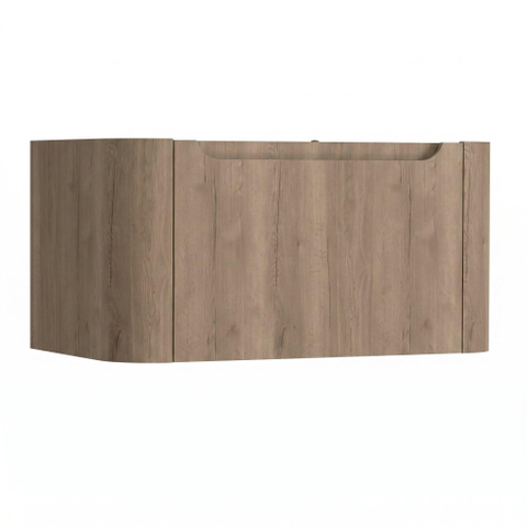 H&R Badmeubelen Juice Wastafelonderkast - 80x45x40cm - afgeronde hoeken - 1 lade - geïntegreerde greep - charleston SW867521