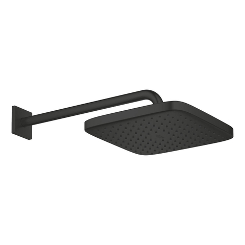 Grohe Tempesta 250 Cube Hoofddouche - 25cm - 1 straalsoort - wandarm 38cm - matte black (mat zwart) SW1077283