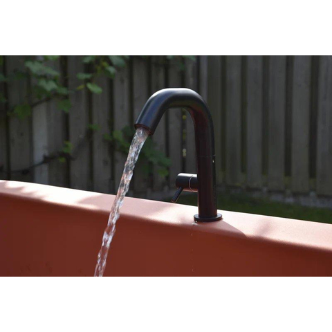 Gardentub kraan - 21cm - mat zwart SW1075476