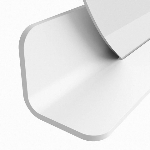 Mondiaz SPOT miroir – Ø 110 cm – avec tablette – Talc (blanc) SW1235471