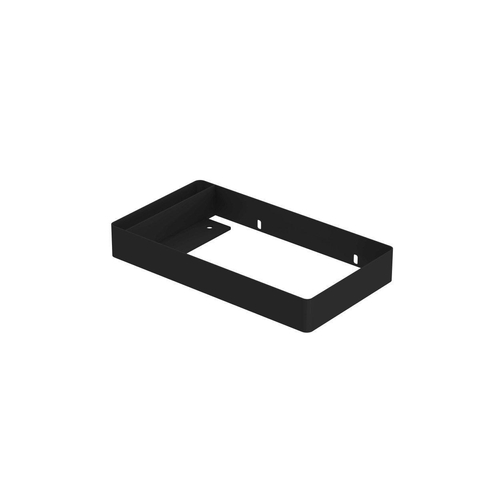 INK Jazz XS Cadre de support lave-mains 36x20x5cm porte-serviettes gauche acier Noir mat SW207545