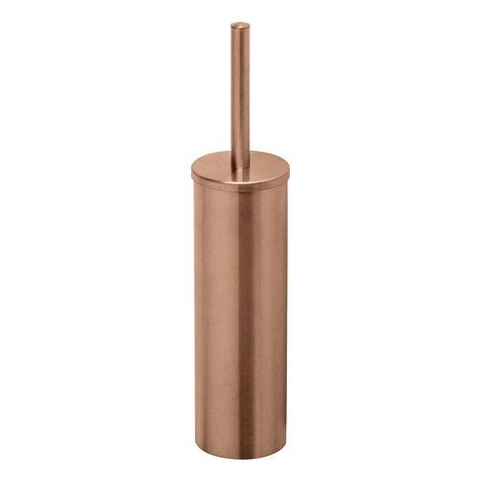 Geesa Nemox toiletborstel met houder (witte kop) - geborsteld brons SW1242488