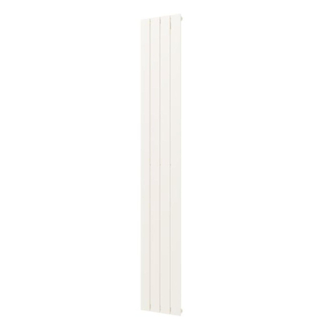 Plieger Cavallino Retto radiateur décoratif vertical simple raccordement central 2000x298mm 666W blanc mat 7255293
