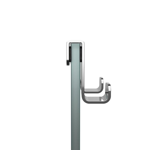 Tiger Caddy Handdoekhaak - voor glaswand - 6-8mm - Chroom SW877203