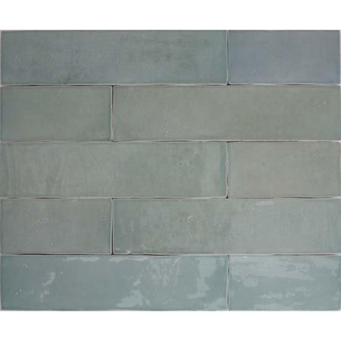 SAMPLE Ceralto Tavola Core Wandtegel 6x25cm 10mm witte scherf Vert D'Eau SW912263