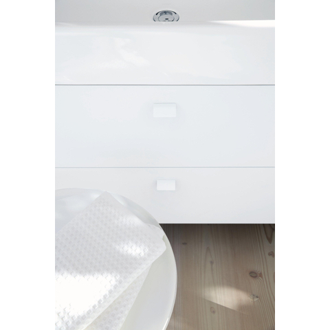 Duravit Vero air (meubel) wastafel - met kraangat - met overloop - 100x47cm - met wondergliss - wit SW156885