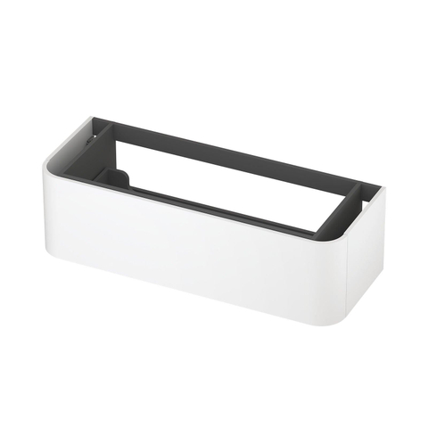 INK Concept R Wastafelonderkast - 120x45x35cm - 1 lade - opliggende grepen - afgeronde hoeken - MDF lak - mat wit SW1405735