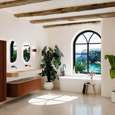 MONDIAZ THOR-DLUX 170cm meuble de salle de bains arrondi gauche + droite couleur Ruby avec 1 tiroir et 2 portes. Vasque suspendue CLOUD Double sans trou de robinet couleur Saba. SW1465748