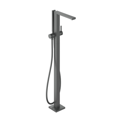 Hansgrohe Tecturis E vrijstaande badmengkraan Brushed Black Chrome SW1566507