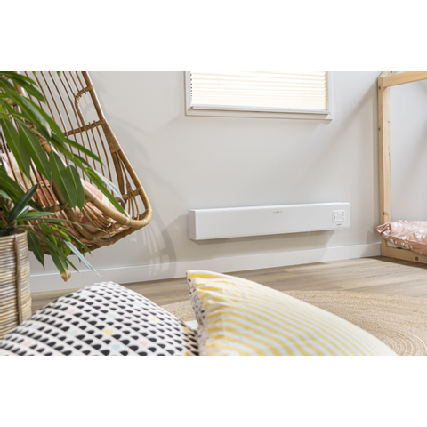 Eurom Alutherm baseboard 1000 WiFi Convectorkachel Laag 1000watt zwart TWEEDEKANS OUT14491
