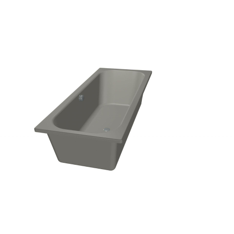 Xenz Aruba Ligbad - 180x80x48 - afvoer Midden - acryl - cement SHOW25674