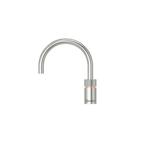 Quooker BE Nordic Round kokendwaterkraan - draaibare uitloop - PRO3 reservoir - Warm / kokend water - RVS SW795635