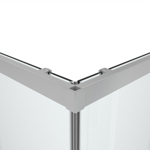 Marenza Casus Douchecabine - 80x80x200cm - hoekinstap - helder glas - profiel - chroom SW773916