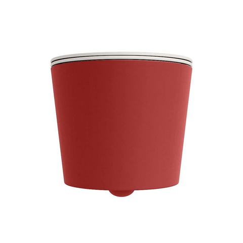 Mondiaz LAVIE WC suspendu – sans bride – 36 x 53 cm – avec abattant softclose – Fire (rouge), abattant Linen (blanc cassé) SW1208649