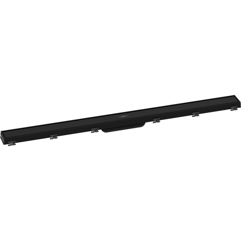 Hansgrohe RainDrain Match Douchegoot - 100cm - hoogte verstelbaar frame - mat zwart SW1590434