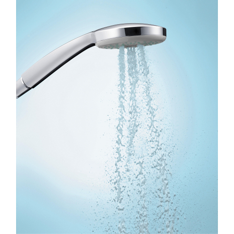 Hansgrohe Croma 100 handdouche - 10cm - 1 straalsoort - stainless steel optic (rvs) SW971209