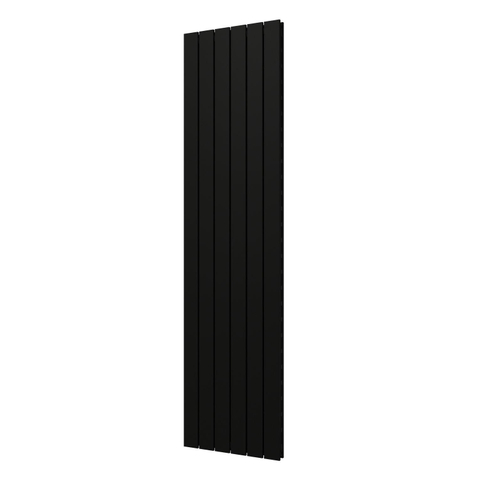 Plieger Cavallino Retto designradiator verticaal dubbel middenaansluiting 1800x450mm 1162W zwart grafiet (black graphite) 7253042