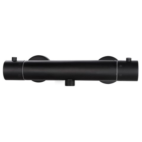 Xellanz Rio mitigeur de douche thermostatique 15 cm noir mat SW373797