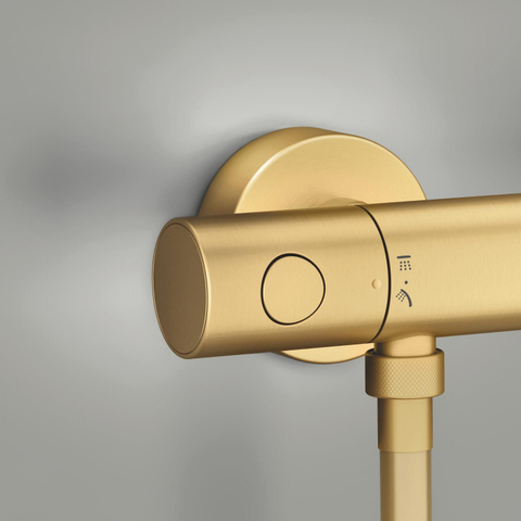GROHE Vitalio Start doucheset - met thermostaat - geborsteld cool sunrise (goud) SW1590077