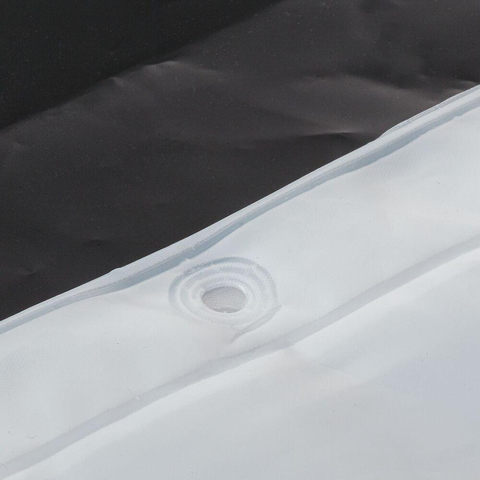 Sealskin Zebra Rideau de douche 180x200 cm PEVA Noir / Blanc SW699501