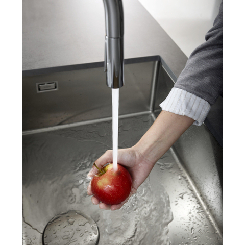 Hansgrohe Aquno Select M81 1-gr keukenkraan 170, uittrekbare vuistdouche, 3j chroom SW1567422