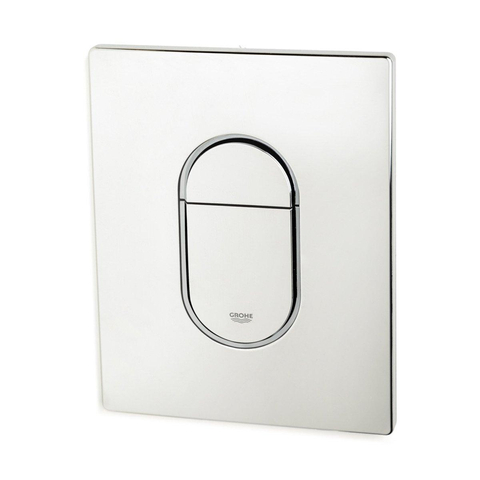 Villeroy & Boch O.NOVO Cuvette avec réservoir GROHE incluant plaque de commande WC Cosmopolitan chrome SW450878
