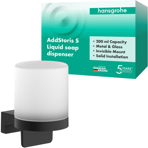 Hansgrohe AddStoris S lotiondispenser mat zwart SW1567121