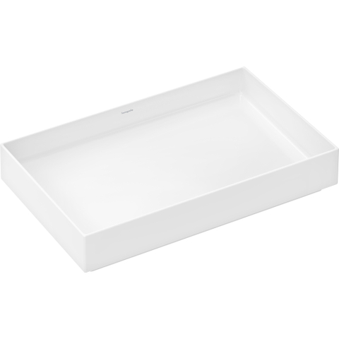 Hansgrohe Xuniva opzetwaskom - 65x40x12cm - rond - smartclean - wit SW1413660