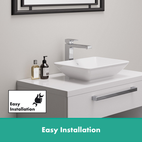 Hansgrohe Vernis Blend Eengreeps wastafelmengkraan - 70 - coolstart - met PopUp - trekwaste - mat zwart SW642533
