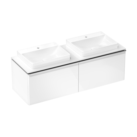 Hansgrohe Xelu Q wastafel - 60x48x8cm - 1 kraangat - inbouw - wit SW995275