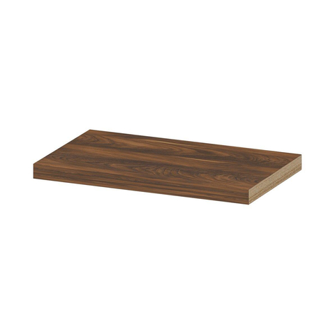 INK 35d étagère murale - 60x35x3.5cm - bord avant chanfreiné - pour niche - MFC Noyer SW493455