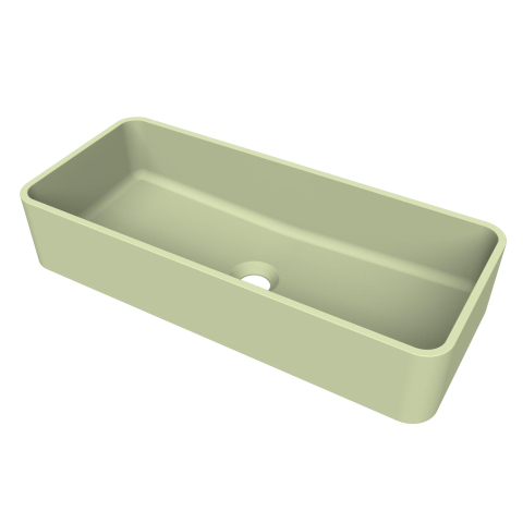 Arcqua Case waskom - rechthoek - 60x26cm - mat pastel groen SW1209089