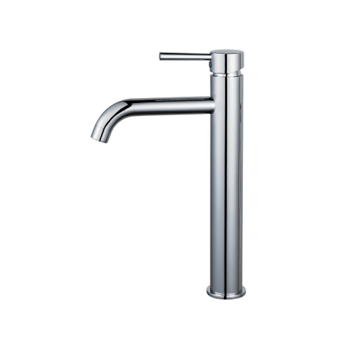 Fortifura Calvi Wastafelkraan - 33.9cm - verhoogd - opbouw - hoogglans chroom SW377811
