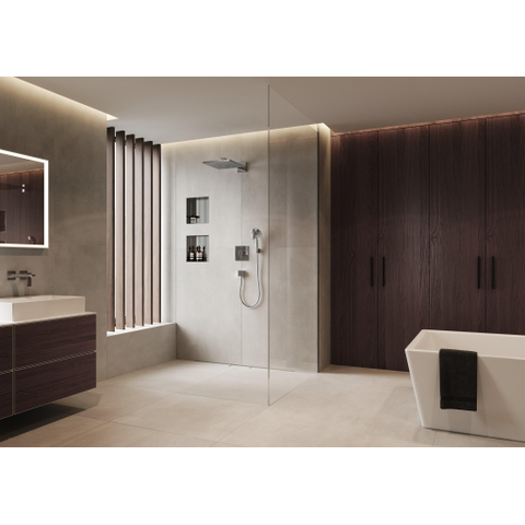 Hansgrohe Showerselect comfort s Thermostaat - inbouw - 2 functies - zwart chroom SW918104