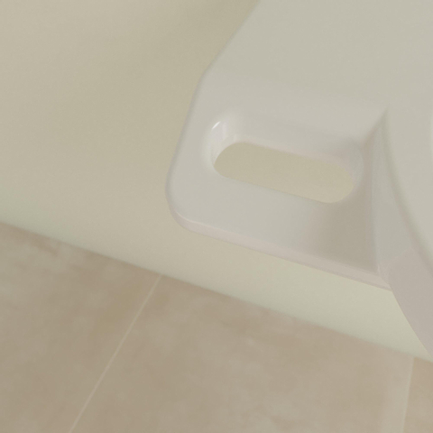Villeroy & Boch ViCare lavabo - 81x56x18.5cm - avec trop-plein - CeramicPlus - blanc alpin SW654867
