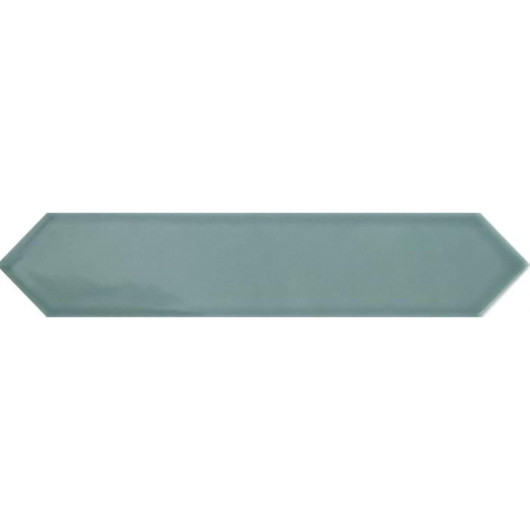 ÉCHANTILLON Terravito Ulvara carreau mural - 6.5x33.2cm - 8mm - Hexagone - Vert brillant SW736304