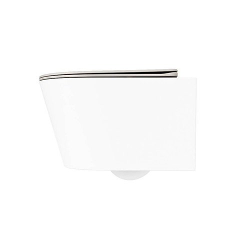 Mondiaz LAVIE hangtoilet – spoelrandloos – 36 x 53 cm – met softclose zitting – Talc (wit), zitting Linen (offwhite) SW1208788