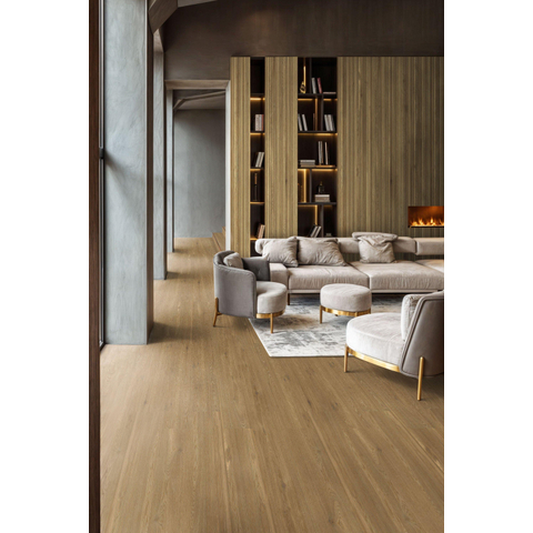 ÉCHANTILLON Terravito Elmico Carrelage parquet céramique mural et de sol - 30x160cm - 6mm - Brandy SW1474985