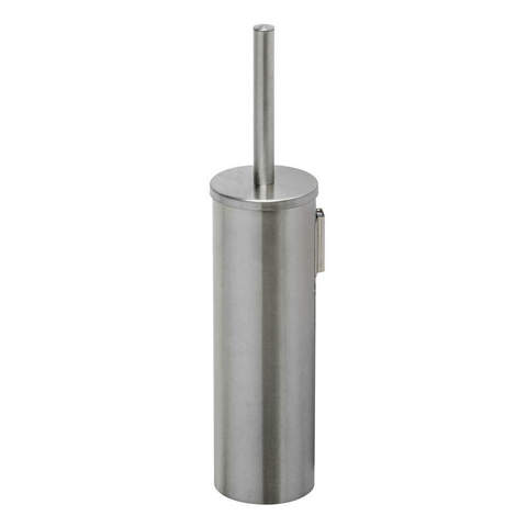 Geesa Nemox Toiletborstel Stainless Steel Closetborstelgarnituur wandmontage - witte borstelkop - geborsteld 0653456