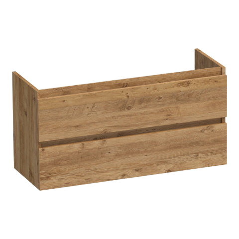 BRAUER Joy meuble de lavabo peu profond - 100x39x50cm - 2 tiroirs softclose - sans poignée - 1 découpe pour siphon - Chateau SW1201200