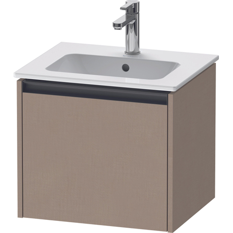 Duravit Ketho.2 Wastafelonderkast - 51x42x44cm geschikt - voor 1 waskom - spaanplaat - linnen mat SW771950
