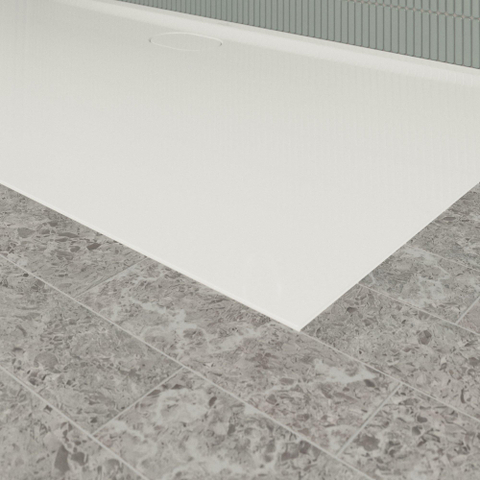 Villeroy & Boch Ecora douchebak - 170x90x3.5cm - afvoer lange zijde - white alpine (wit) SW1558936
