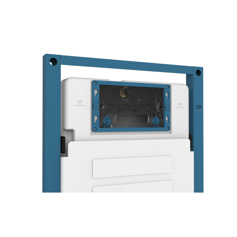 QeramiQ Flush inbouwreservoir met frame - frontbediening - dual flush OUTLETSTORE STORE44575