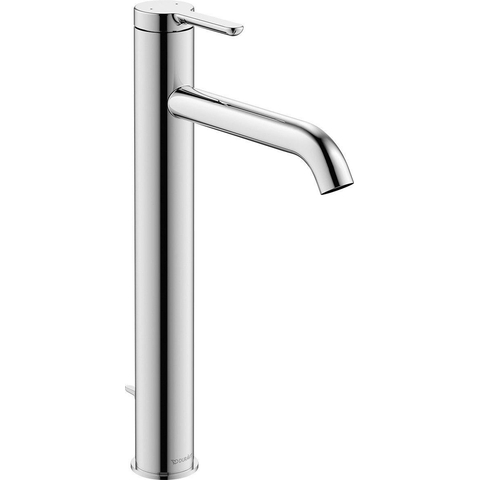 Duravit C.1 1 greeps wastafelmengkraan - 196x40x322mm - hoogglans chroom SW420714