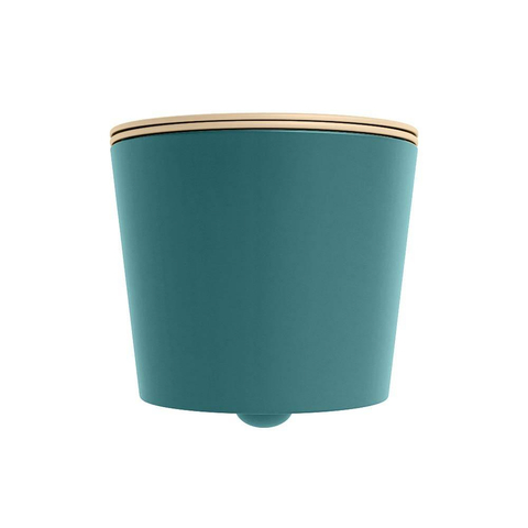 Mondiaz LAVIE hangtoilet – spoelrandloos – 36 x 53 cm – met softclose zitting – Smag (groen), zitting Sand (beige) SW1208776