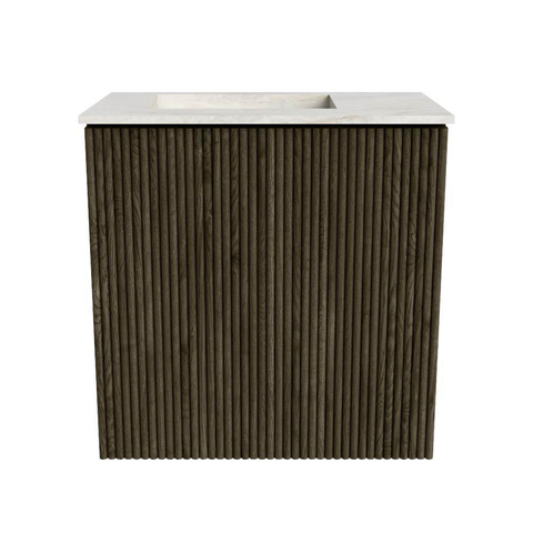 Mondiaz JOYA-DLUX Meuble de toilette 40cm - couleur Shadow - Vasque FAYE position Gauche Sans trou de robinet couleur Ostra. SW1422959
