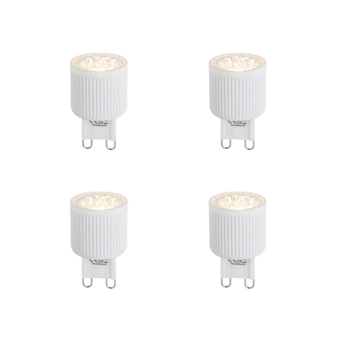 Luedd Ampoule LED - set de 4 - G9 - 3W - 2700K - 300LM - dimmable SW1211328