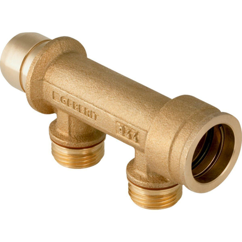 Geberit Pushfit Verdeler - 3 voudig - met steekverbinding - 25mm 7950174