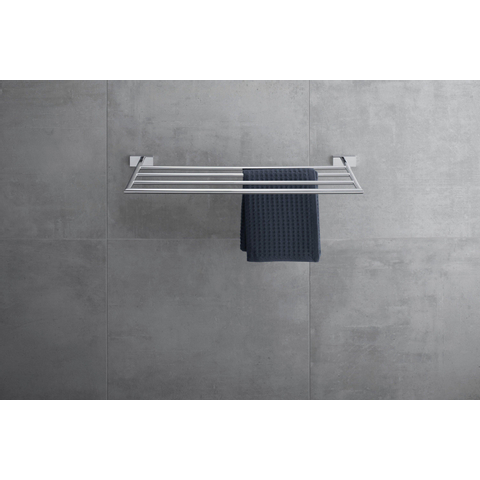 Duravit Karree Badhanddoekrek - 60 cm - hoogglans chroom SW55127