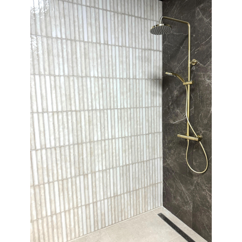 ÉCHANTILLON Terravito Gimare Carrelage mural en céramique - 35x35cm - 9.2mm - Beige SW1408451
